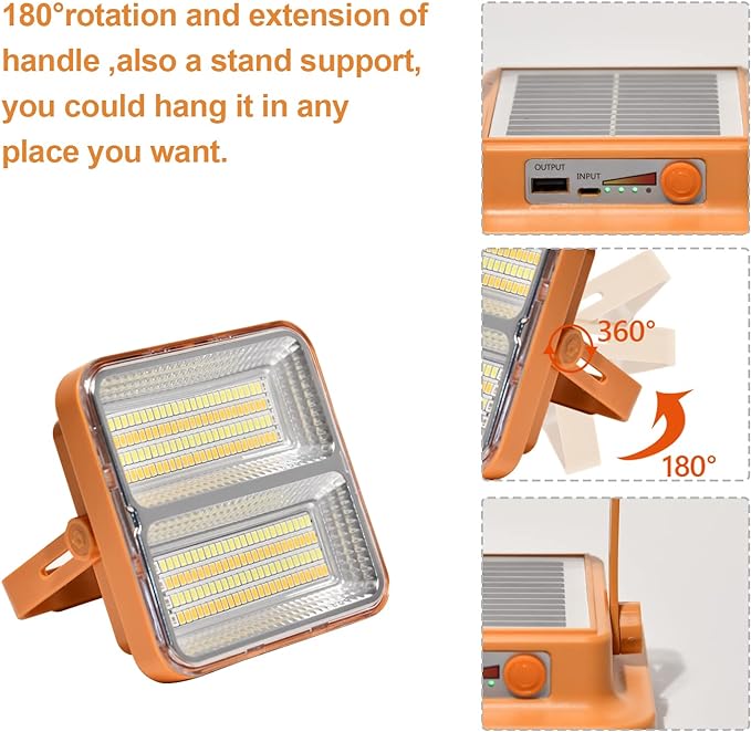 Foco LED Recargable 6400mAh LED Bateria 60W