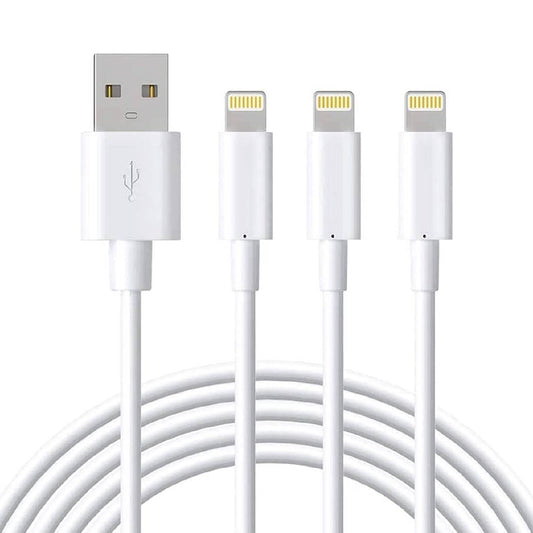 Cable para iPhone paquete de 3 cables de carga