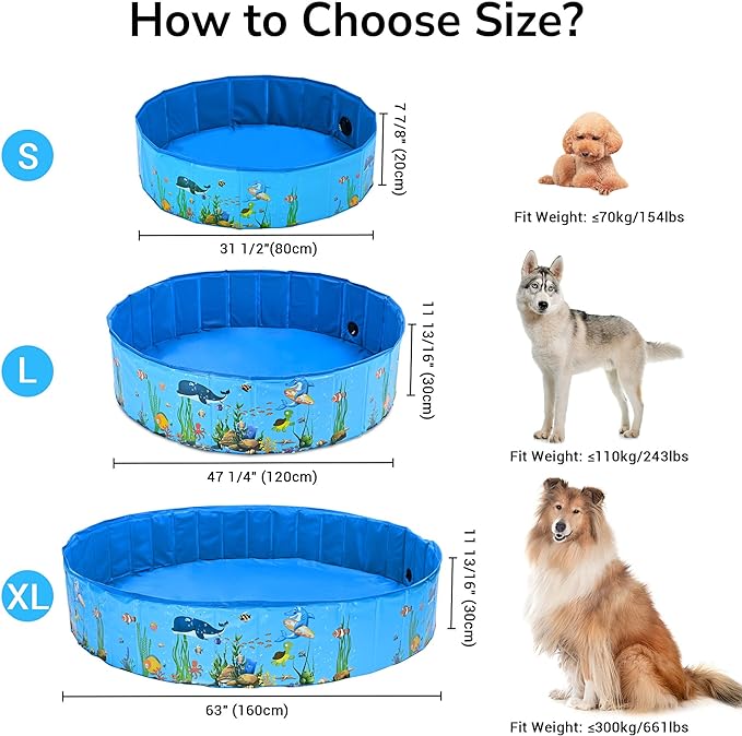 Piscina plegable para perros