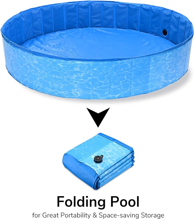 Piscina plegable para perros