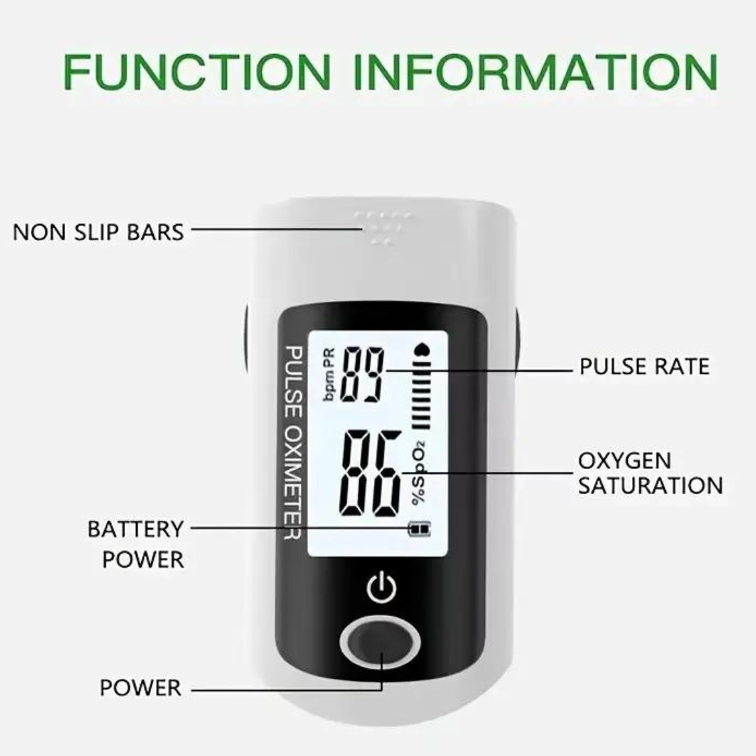 Oxímetro de Pulso de Frecuencia de Pulso Automático Portátil