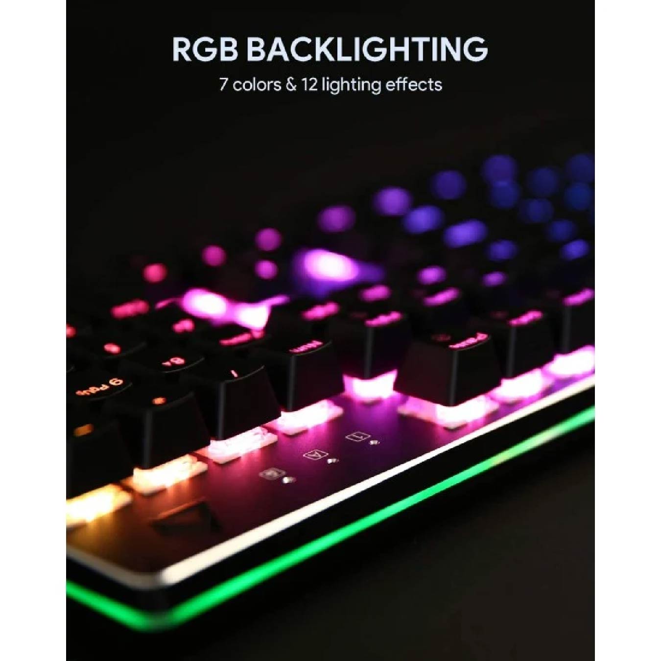 Teclado Mecánico Gaming RGB Switch Aukey KM-G12