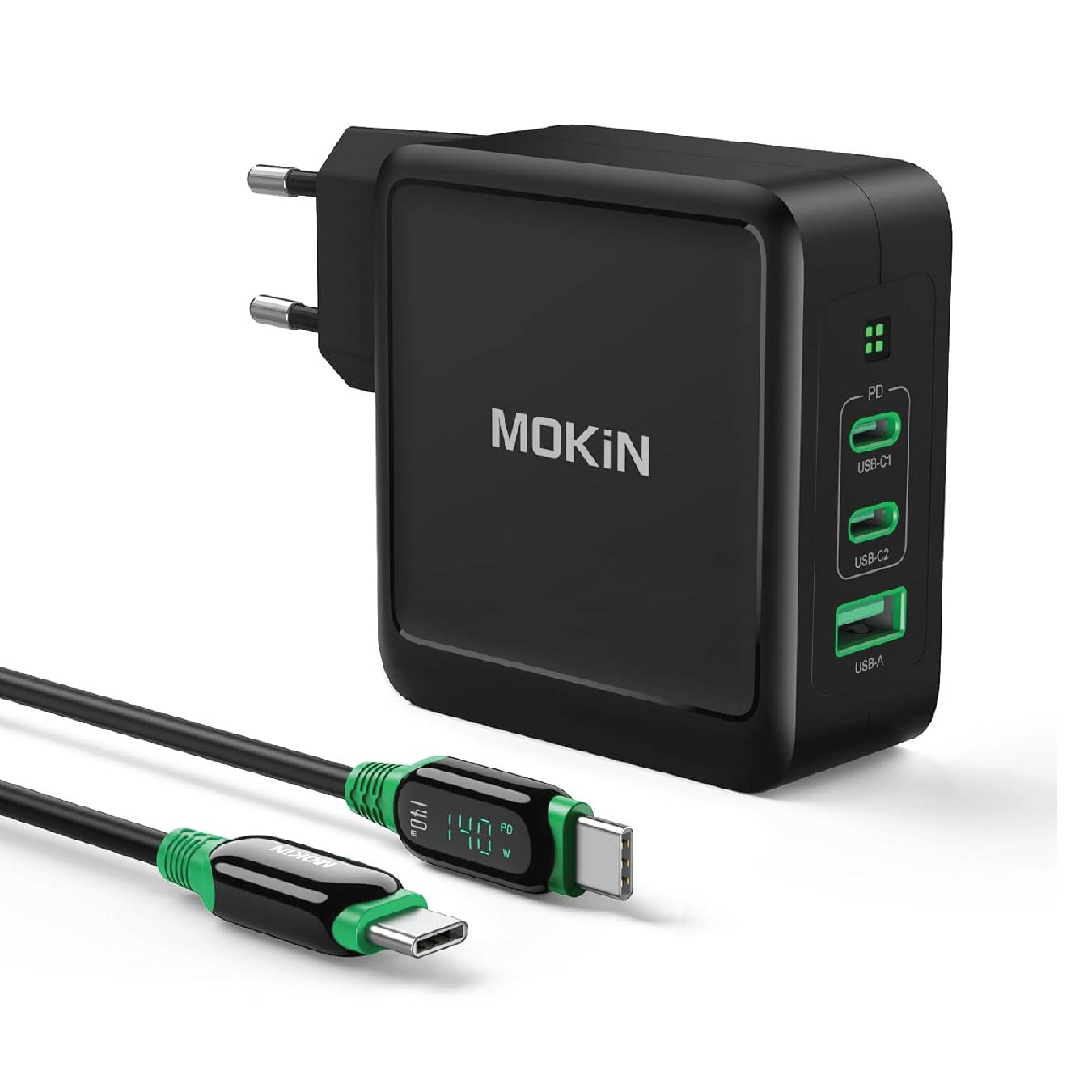 Cargador Portátil MOKiN 140W GaN USB C