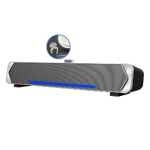 Barra de Sonido Bluetooth 5.3 con Cable USB