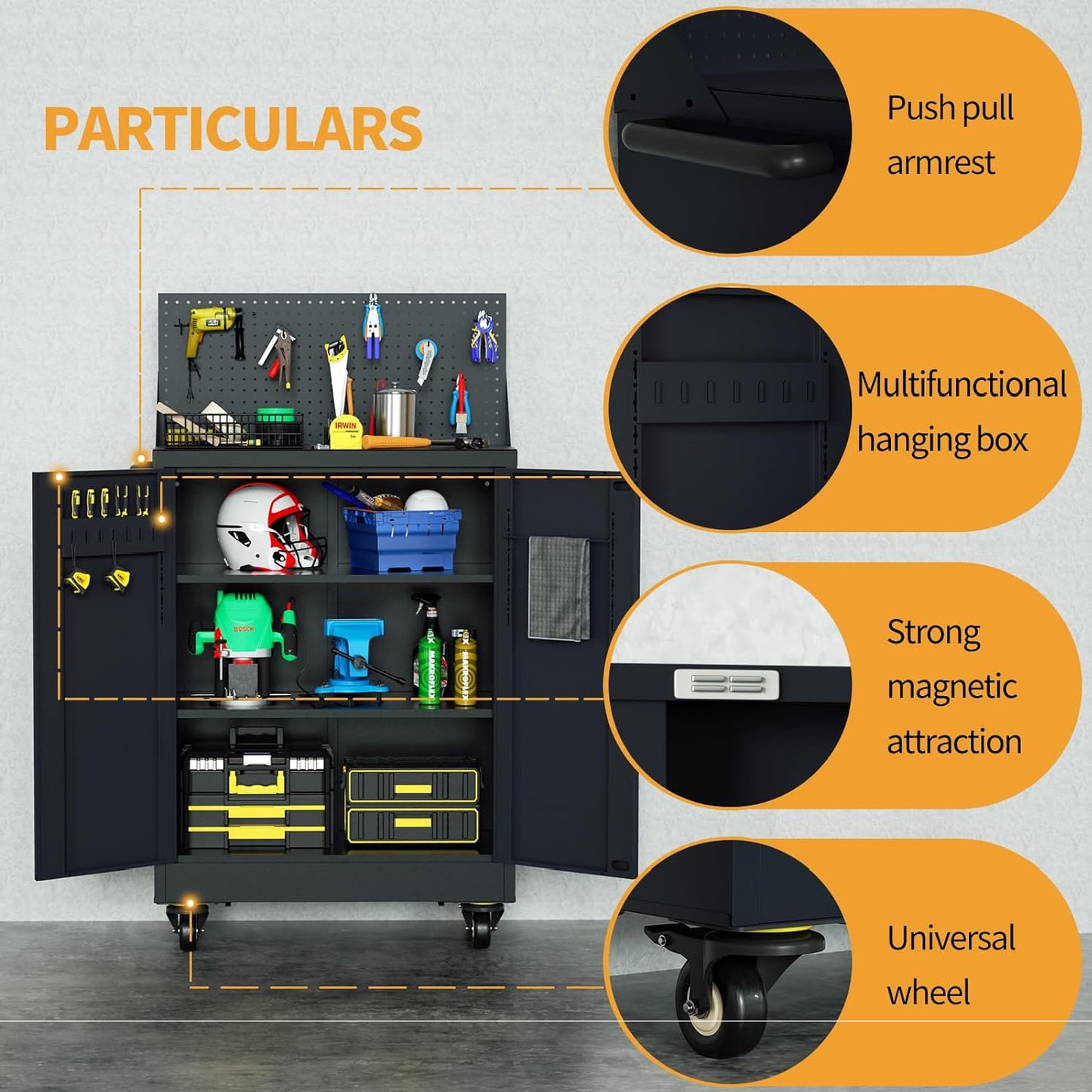 Gabinete de Almacenamiento de Metal