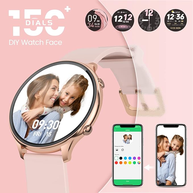 Smartwatch Mujer, Reloj Inteligente Mujer