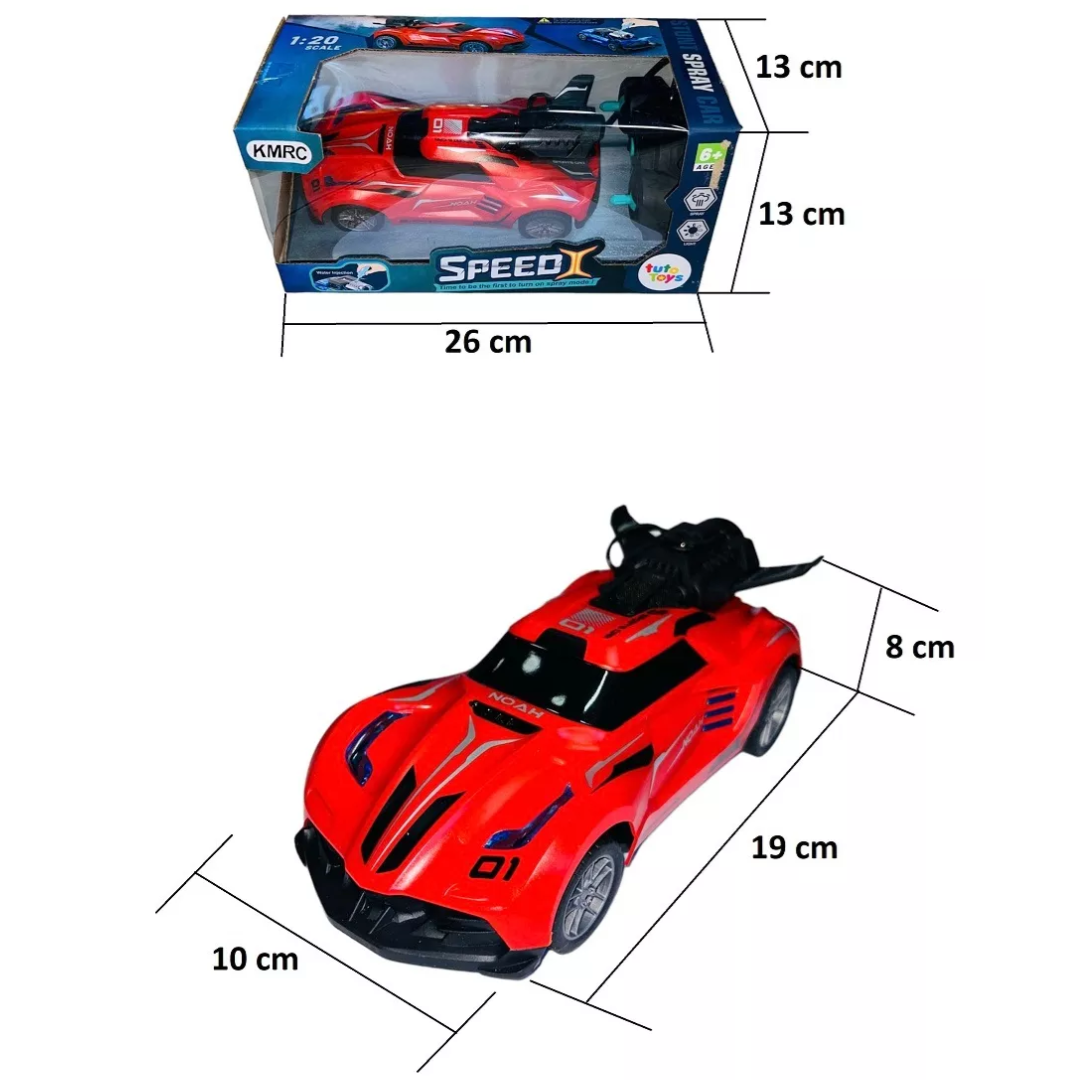 Carro A Control Remoto Con Increíble Lanzador De Humo